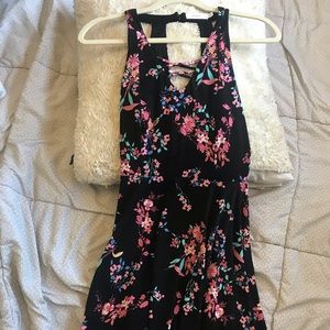 Candies Black floral dress.